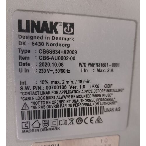 Linak CB6-AU0002-00 CONTROL BOX - See Attributes