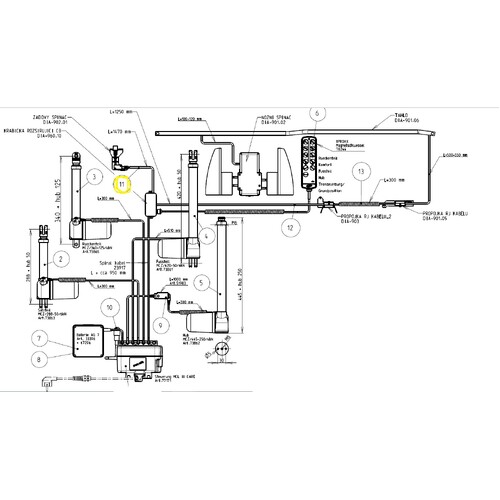 Linet To Suit Borcad Pura Bed, LIMIT SWITCH CABLE