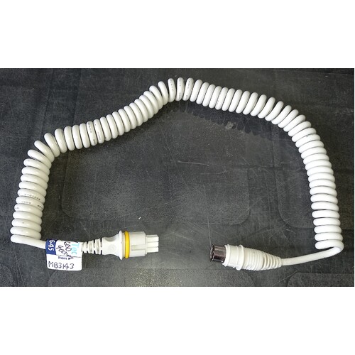 Male Mini Fit To Din Plug (4 Pin) 400mm Coiled / Curly Actuator Lead