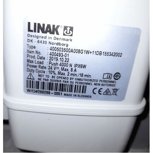 Pressalit Change Table - Linak Hi/Lo LA40 Actuator - 400493-01