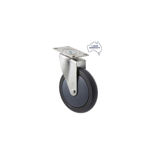 Fallshaw 150mm Plate swivel Stainless Steel castor