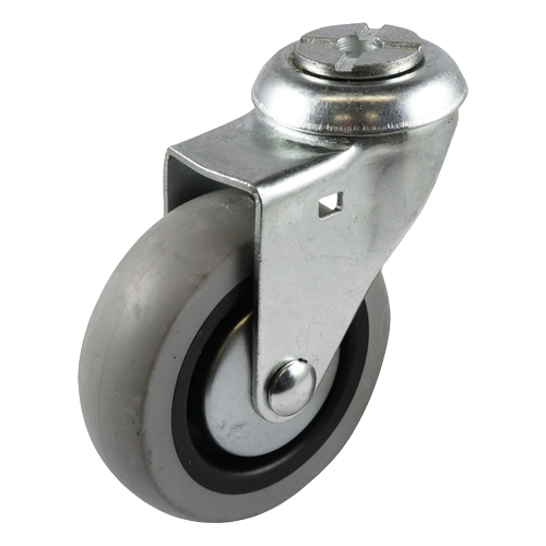 75mm Swivel Castor - M10 Bolt Hole