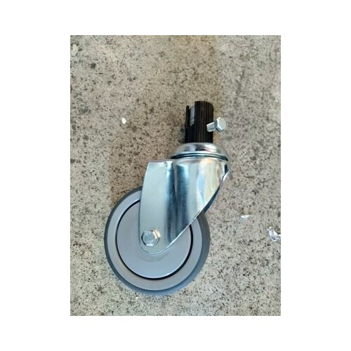 100mm - Swivel - 2470PJP100R05-28. AGILA  TPR w/-28MM SOLID PI