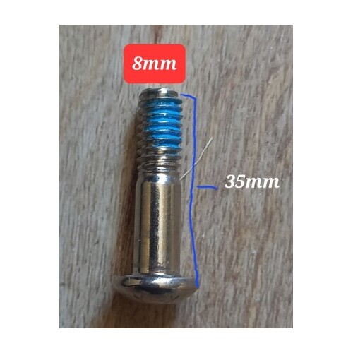 Head/Foot Bed Allen Head BOLT - 8mm x 35mm