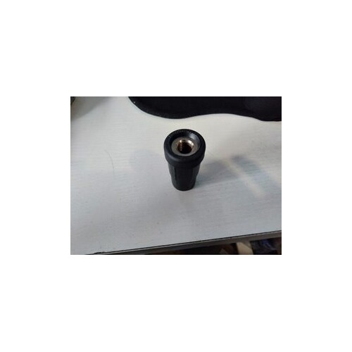 25mm Round M10 Threaded Tube End Mild Steel