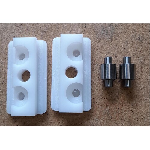 Alrick EN7 / EN9000 Leg Guide Block Sub Assembly - Nylon Block And Bearings