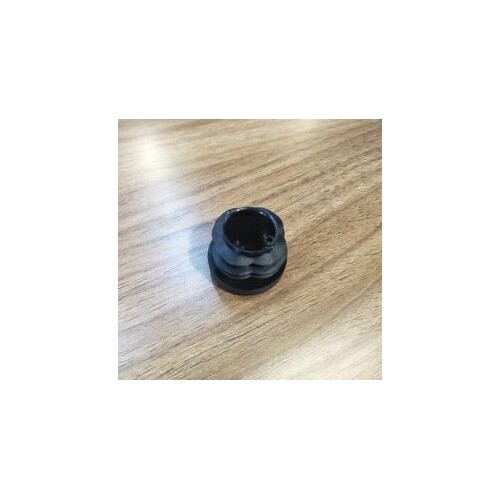 Round ribbed tube insert, 22mm od x 0.8 -3mm, black PE