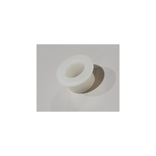 Alrick EN7 / EN9000 White Castor Plate Flanged Bush - 16OD x 12ID x 12lth (Flang 21 x 2.5) - Require 2 Per Castor Assembly