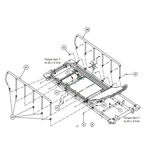 Stryker LHS SIDERAIL Assembly