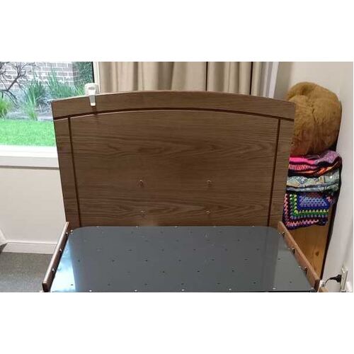 Stralis S Line Low King Single HEAD BOARD - Milano Walnut Colour