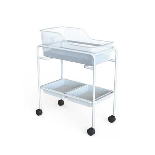 Kcare Mobile Acrylic Baby Bassinet, Single, Epoxy Frame