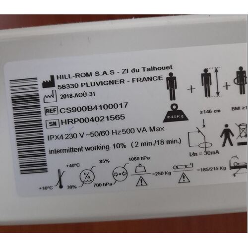 Hill Rom Caregiver Graphical Interface SCREEN AND INSTALLATION KIT