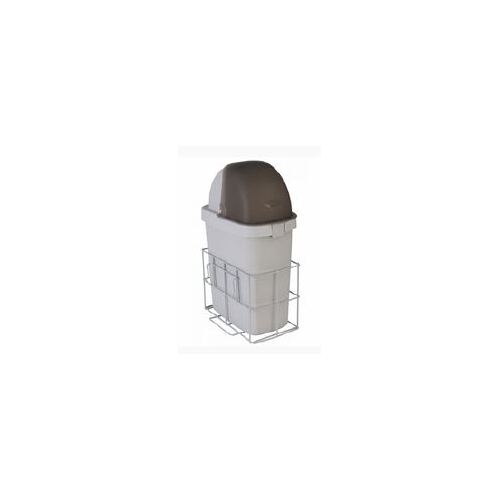 Clinicart 9 Litre Waste BIN With Lid, Basket, Side Rail - 255 x 170 x 315mm