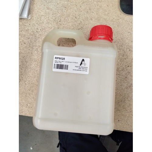 Select Ram Part 1 Litre Hydraulic Oil Suits SE9097 Ram