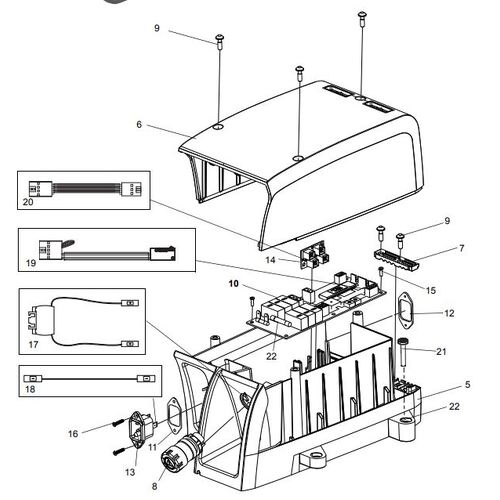 Arjo Carevo Shower Trolley NST Connect PCB Assembly