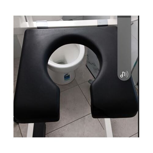 TA, To Suit Toilet Commode, Open SEAT - Black