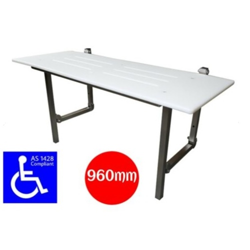 Stainless 960mm Folding Disabled SHOWER CHAIR SEAT