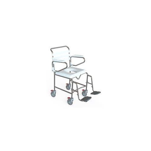 Kcare  445mm W Attendant Propelled Swing Footrest KA114 SHOWER COMMODE (seat not included)