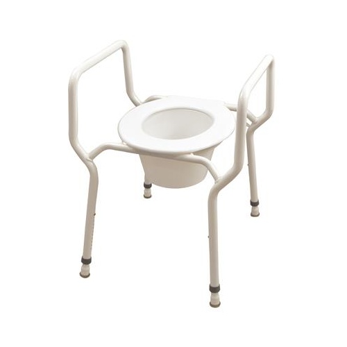 KCare, Clip-on Seat Flap Aluminium, HD Over Toilet FRAME