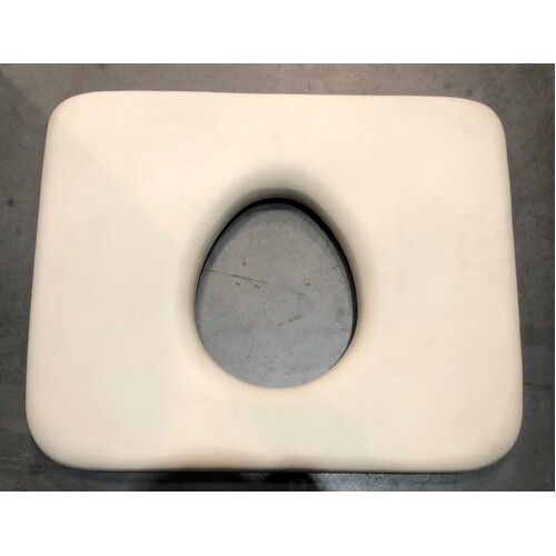 KCare 60cm Closed Front Commode Seat - WHITE