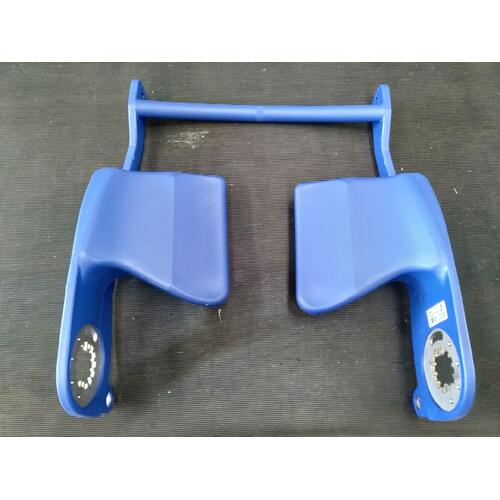 Plastic seat section for a Arjo Carendo Shower commode