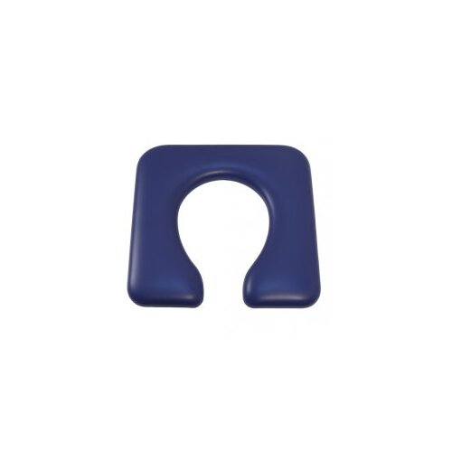 Blue Oxford Commode Seat Open - Standard Width 44cm