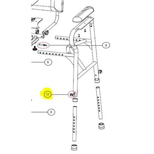 Aspire Maxi Shower Chair C-CLIP PIN