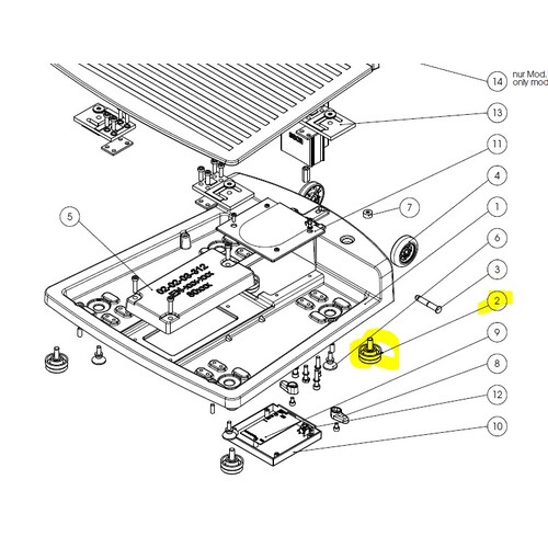 SECA, To Suit Model 284/285 Scale, Levelling DEVICE