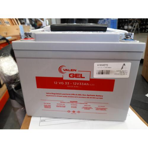 Valen GEL 12V33Ah Battery