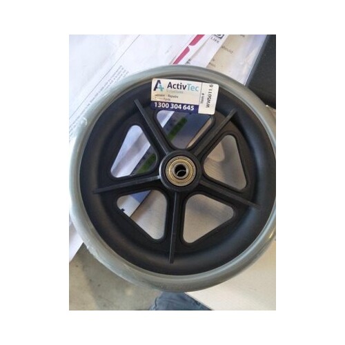 USE WW5048 Front Castor 8x1 - 60mm Hub - 8x1 Hub Width 55mm 8mm Axle