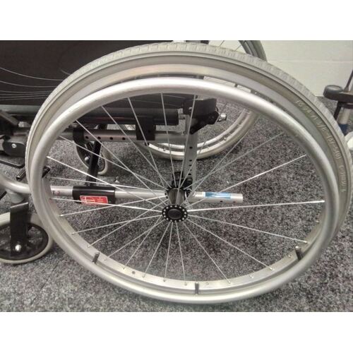 Aspire Assist 2 / Evoke 2 - 24" x 1 3/8" Solid Rear WHEEL Assembly With Push Rim