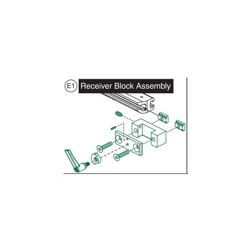 E1  Armrest RECEIVER Assembly