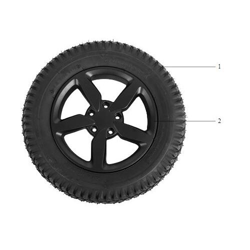 Ottobock 14" Rear Wheel RIM