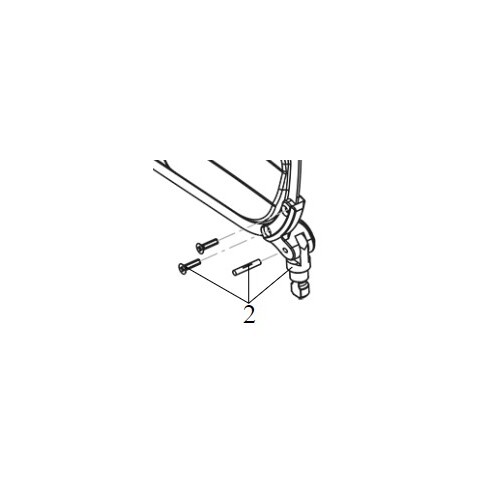 Ottobock, To Suit Avantgarde DV Chair, PIN JOINT Incl JOINT FORK right (LATCH)