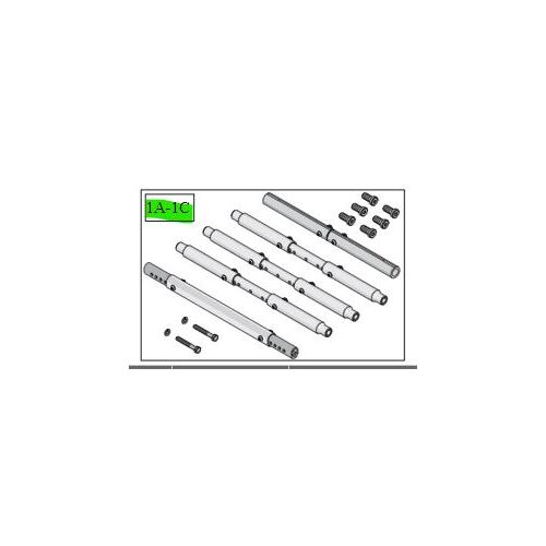 Quickie Iris, 15-21 Adjustable STRUT KIT With Hardware