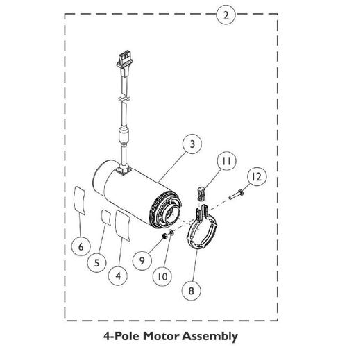 Invacare, To Suit TDX SP2 Wheelchair, MOTOR Assembly - Interchangeable RHS or LHS