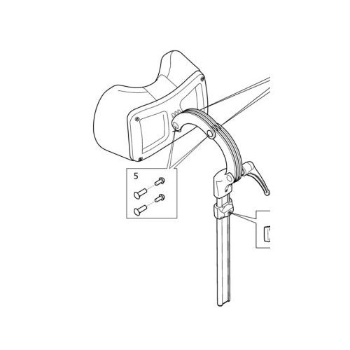 Invacare FASTENERS KIT (HEAD & NECKREST)