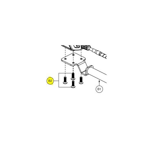 Quantum Edge joystick mounting arm SCREW - Each