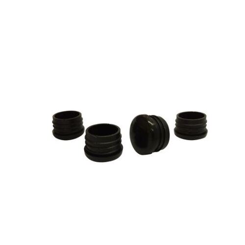 Surface Gard 25mm Black Round Plastic Chair TIP/CAP END - EACH