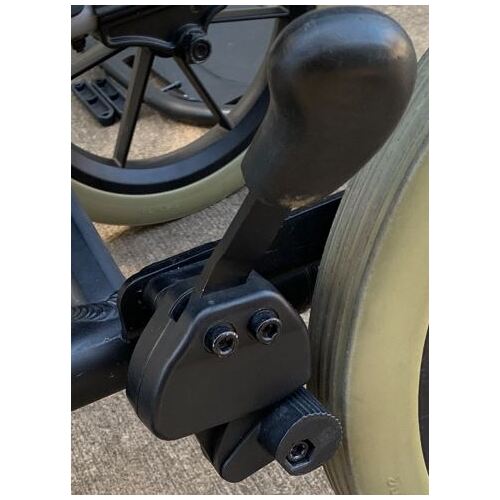 Basix 2 12" Wheelchair, Knee BRAKE LEVER Pair