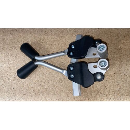 Wheelchair Brake Lever With Lock - PAIR - Diameter 24mm