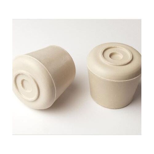 White Rubber 25mm Chair Tip  - EACH